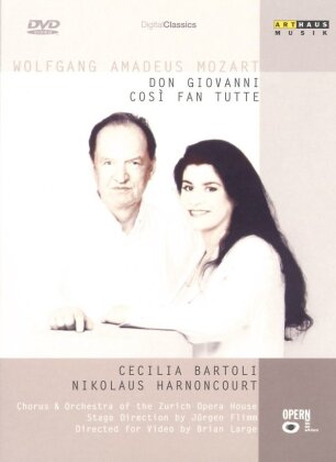 Opernhaus Z&uuml;rich, Nikolaus Harnoncourt & Cecilia Bartoli - Mozart - Cos&igrave; fan tutte / Don Giovanni (Arthaus Musik, 4 DVDs)
