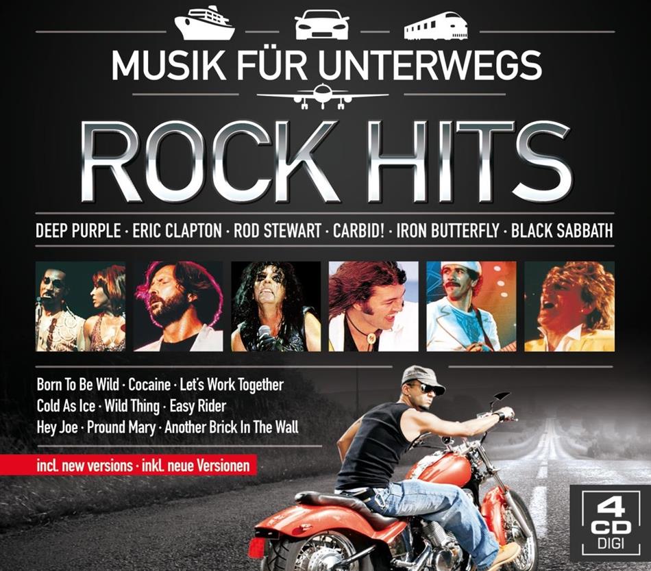 Rock Hits - Musik Für Unterwegs 4 CDs