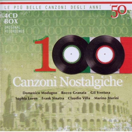 100 Canzoni Nostalgiche - Various 4 CDs