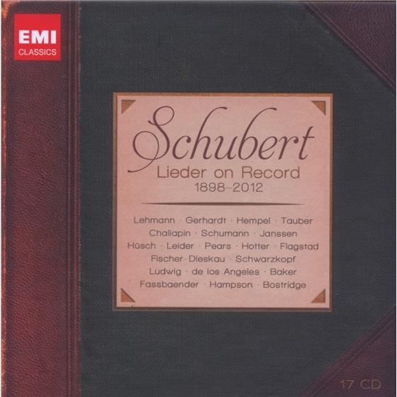 --- & Franz Schubert (1797-1828) - Schubert Lieder On Record 17 CDs
