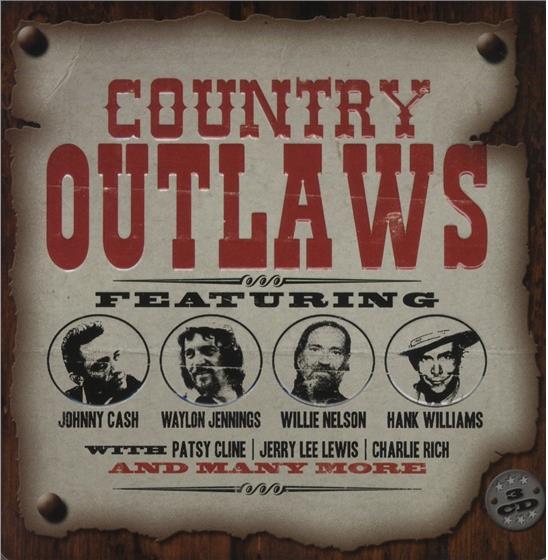 Country Outlaws - Various 3 CDs