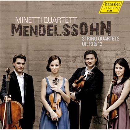 Minetti Quartett & Felix Mendelssohn-Bartholdy (1809-1847) - String Quartets