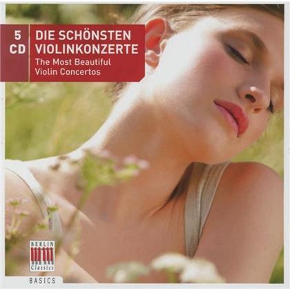 --- & Mozart / Haydn / Saint-Saens / Beethoven - Sch&ouml;nsten Violinkonzertze (5 CDs)