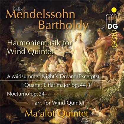 Ma'Alot Quintett & Felix Mendelssohn-Bartholdy (1809-1847) - Mendelssohn - Harmoniemusiken
