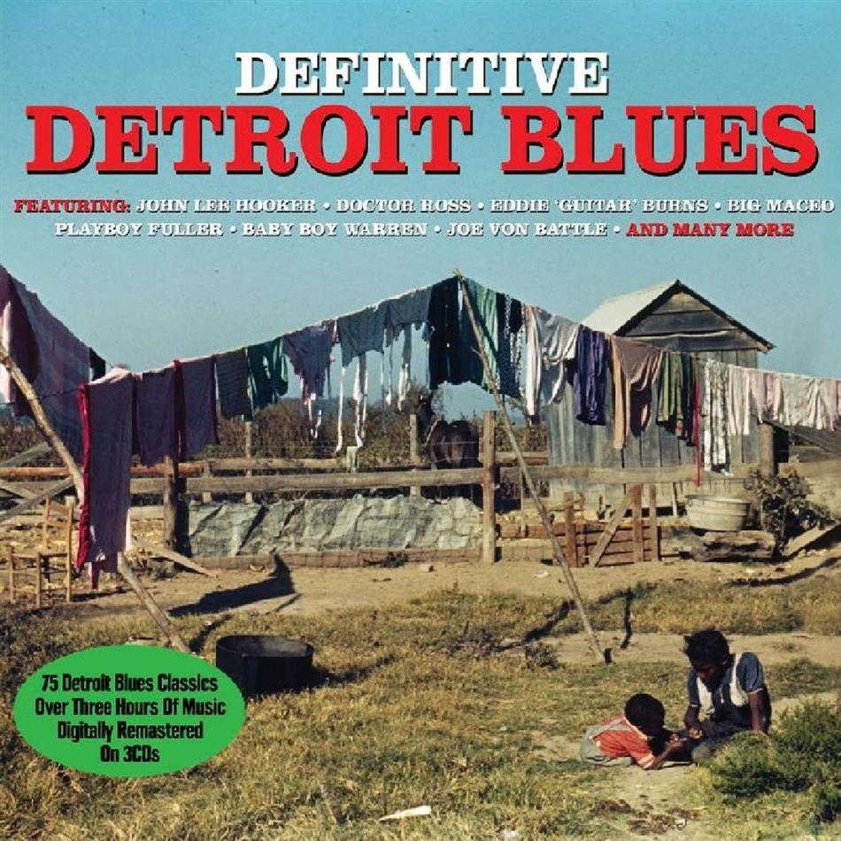 Definitive Detroit Blues 3 CDs