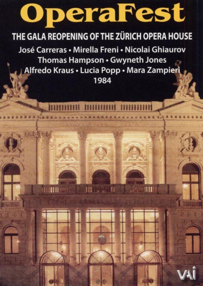 Operafest - The Gala Reopening of Zurich Opera House