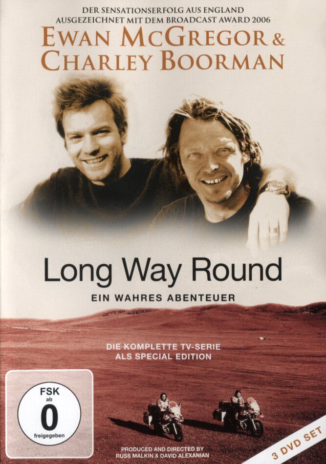 Long way round - Ewan McGregor 3 DVDs