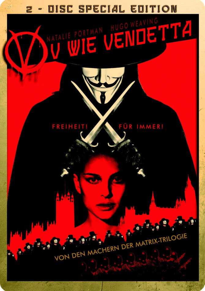 V wie Vendetta (2005) Steelbook, 2 DVDs