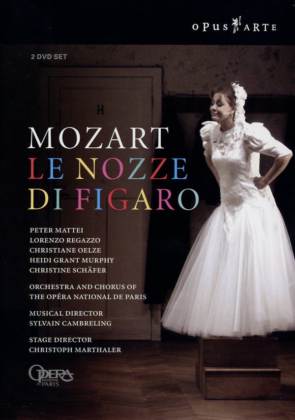 Orchestra of the Opera National de Paris, Sylvain Cambreling & Lorenzo Regazzo - Mozart - Le nozze di Figaro Opus Arte, 2 DVDs