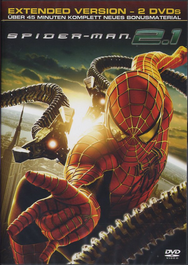 Spider-Man 2.1 Extended Edition, 2 DVDs
