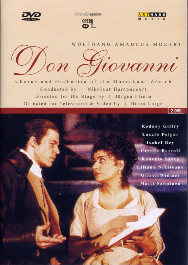 Opernhaus Zürich, Nikolaus Harnoncourt & Cecilia Bartoli - Mozart - Don Giovanni Arthaus, 2 DVDs