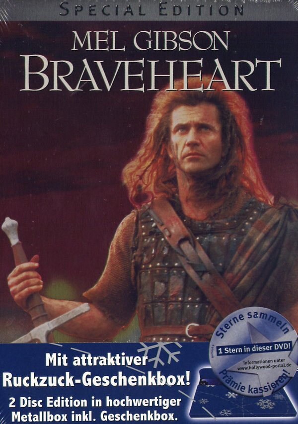 Braveheart (1995) Special Edition, Steelbook, 2 DVDs