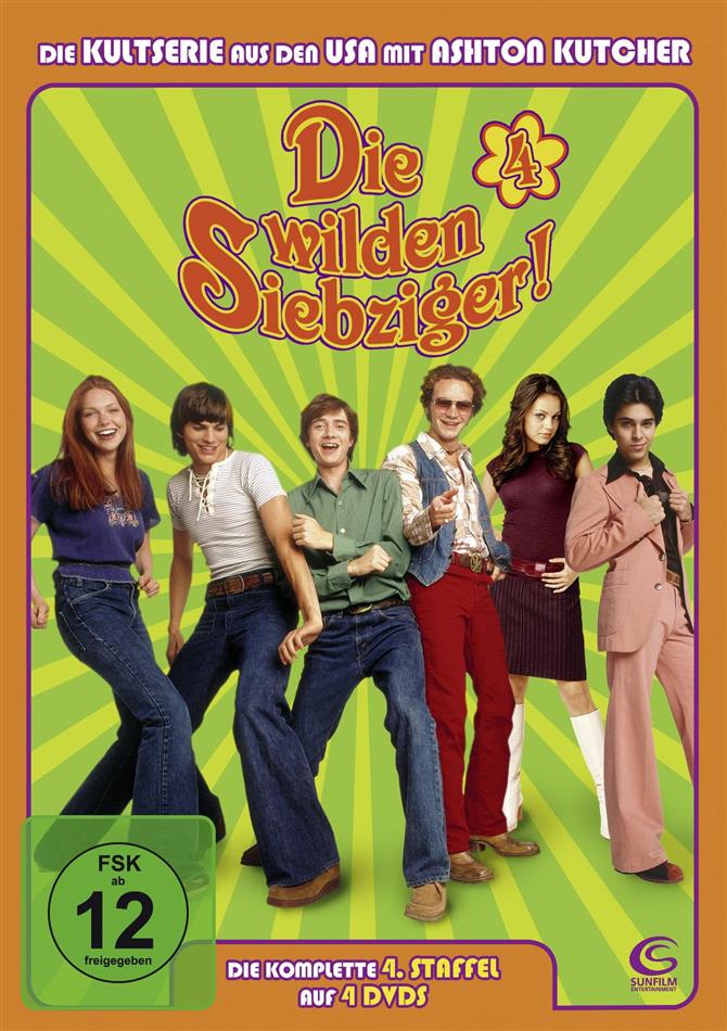 Die wilden Siebziger - Staffel 4 4 DVDs