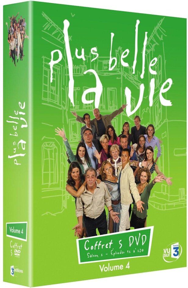 Plus belle la vie - Volume 4 (2005) 5 DVDs