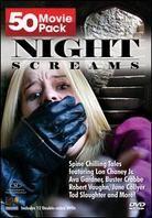 Night Screams - 50 Movie Pack 12 DVDs