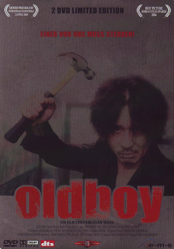 Oldboy (2003) Limited Edition, Steelbook, 2 DVDs