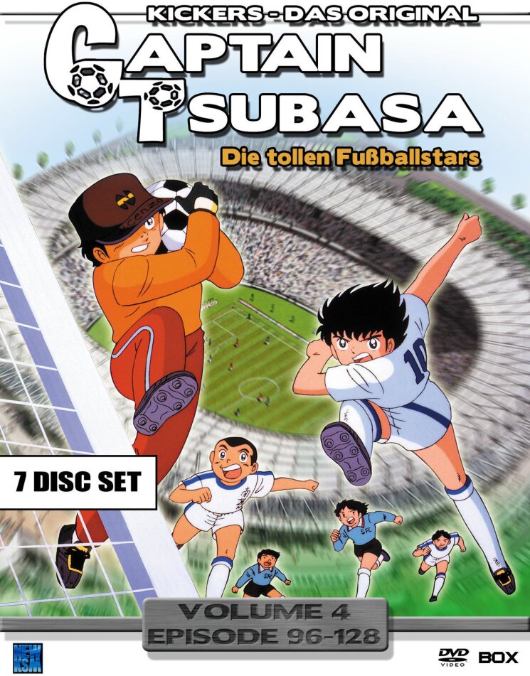Captain Tsubasa - Die tollen Fußballstars - Vol. 4 7 DVDs