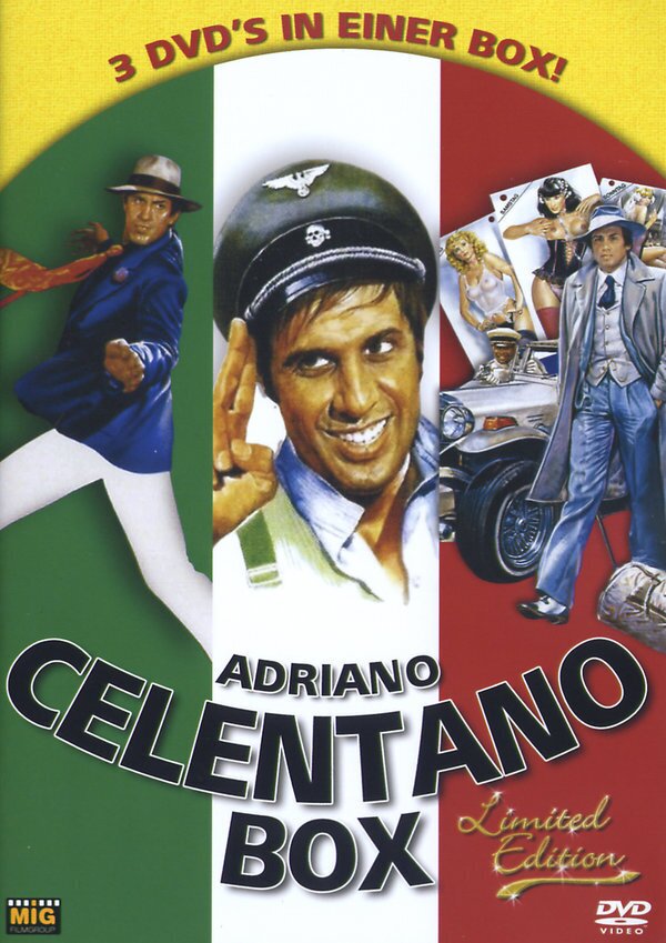 Adriano Celentano Box Limited Edition, 3 DVDs
