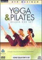 Yoga & Pilates Box, Deluxe Edition, 4 DVDs