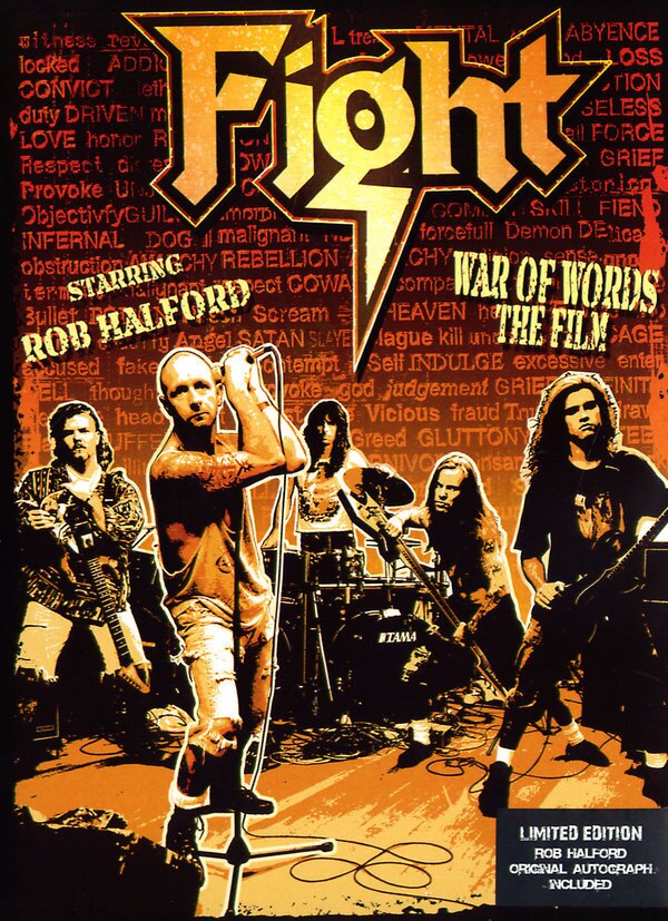 Fight (Rob Halford) - War of words Limited Edition, DVD + CD