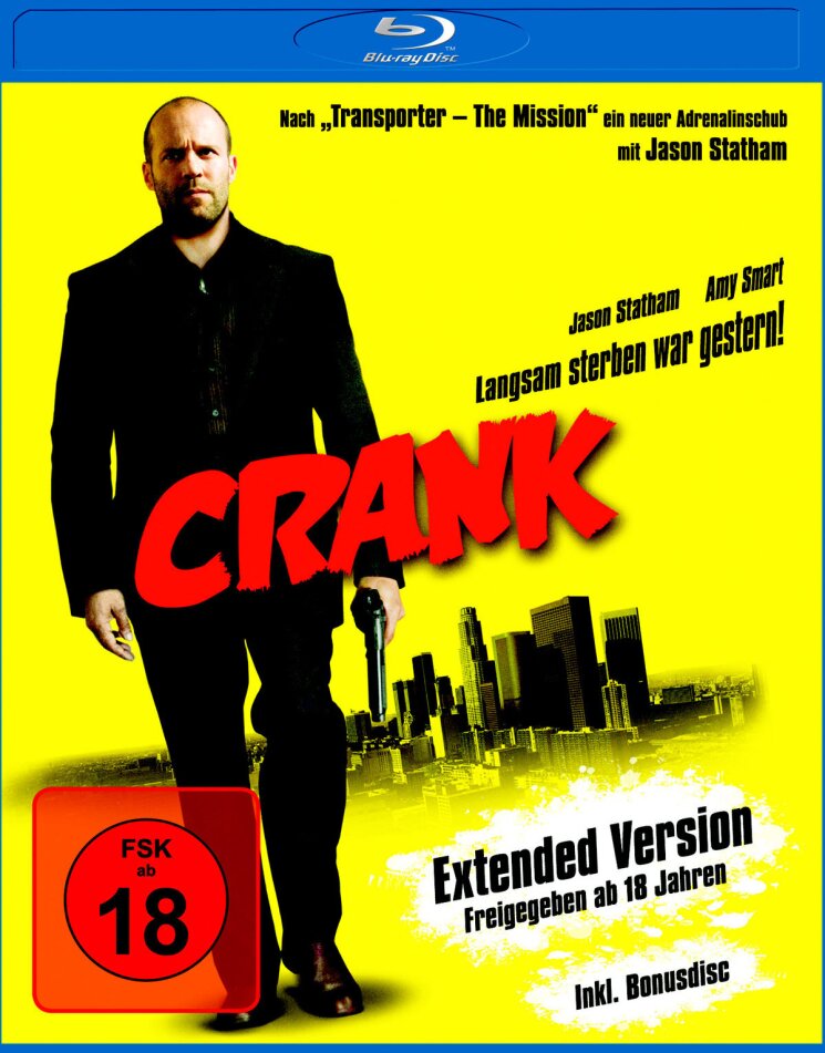 Crank (2006) Extended Edition, 2 Blu-rays