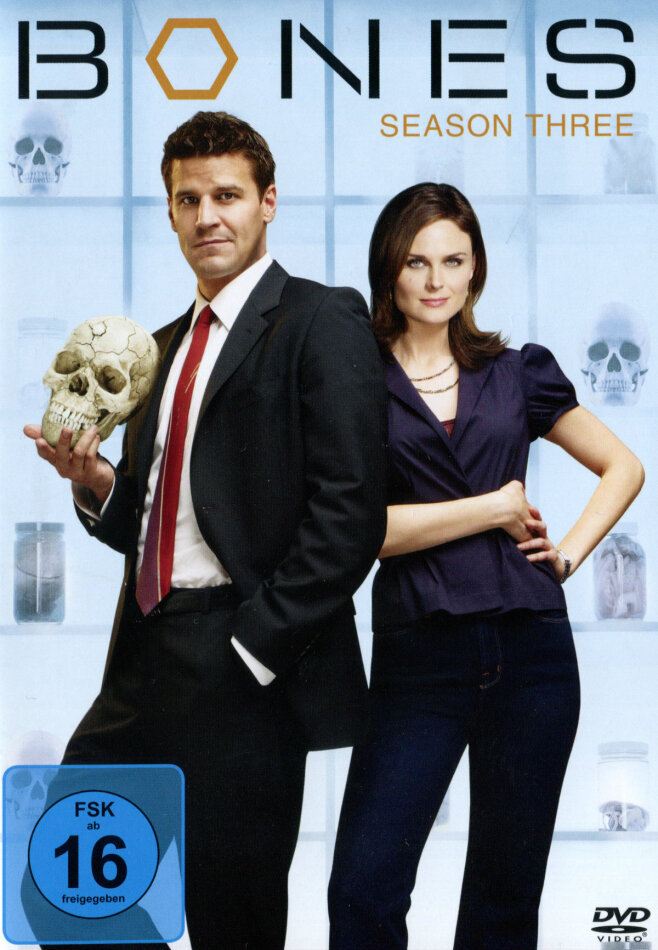 Bones - Staffel 3 New Edition, 4 DVDs