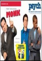 Monk: Season 6 / Psych: Season 2 8 DVDs
