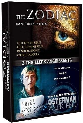 The Zodiac / Osterman week-end 2 DVDs