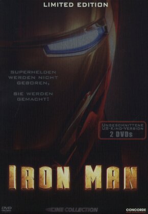 Iron Man (2008) - (Ungeschnittene US-Kinoversion) (2008) (Limited Edition, Steelbook, 2 DVDs)