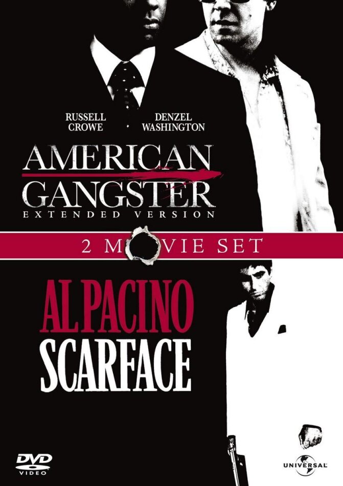 American Gangster / Scarface Extended Edition, Uncut, 2 DVDs