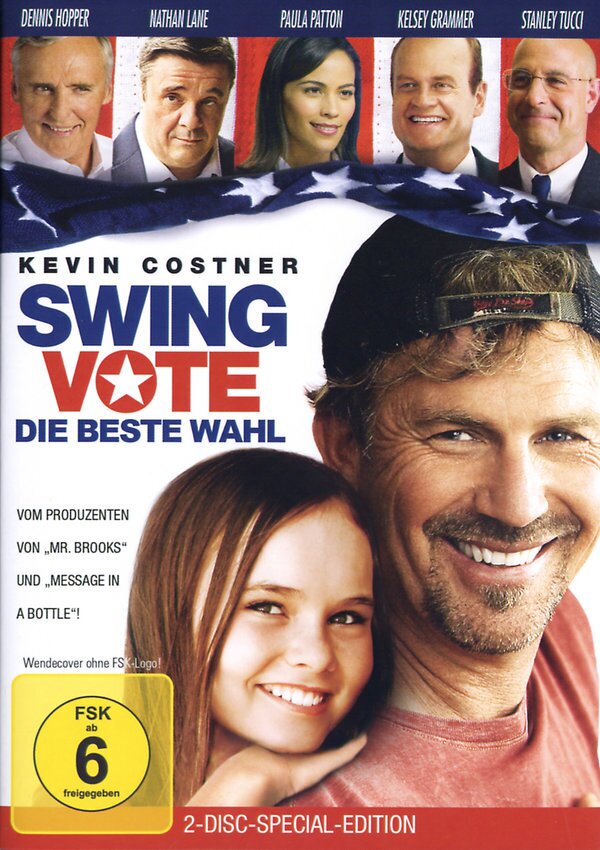 Swing Vote - Die beste Wahl (2008) Special Edition, 2 DVDs