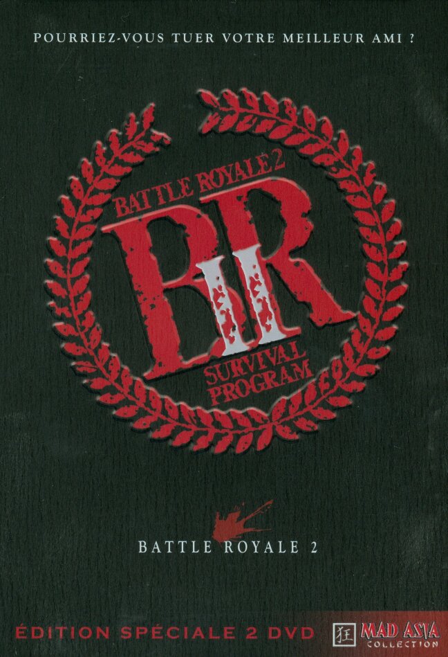 Battle Royale 2 - Survival Program (2003) Édition Spéciale, Steelbook, 2 DVD