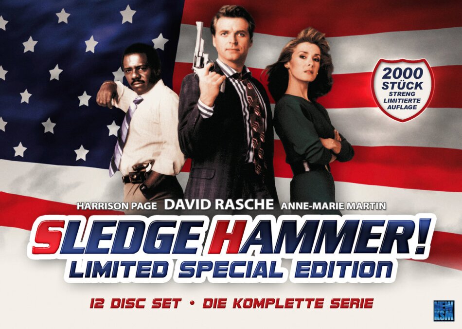 Sledge Hammer - Die komplette Serie Limited Special Edition, 12 DVDs