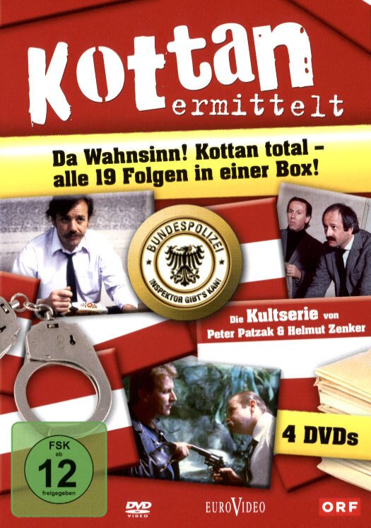 Kottan Ermittelt - Da Wahnsinn! - Kottan Total - Alle 19 Folgen 4 DVDs