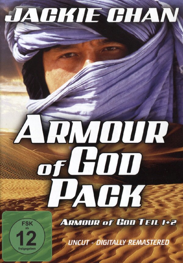 Armour of God 1 & 2 Digitally Remastered, Double Feature, Uncut, 2 DVD