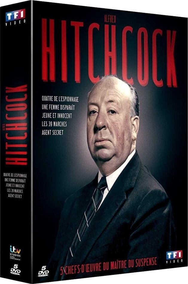 Hitchcock - Le maître du suspense n/b, 5 DVD