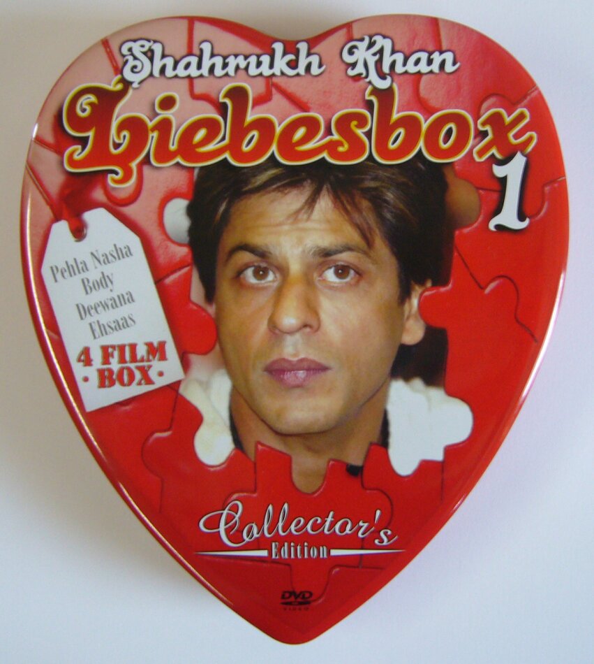 Shahrukh Khan Liebes Box 1 Collector's Edition, Steelbook, 4 DVDs