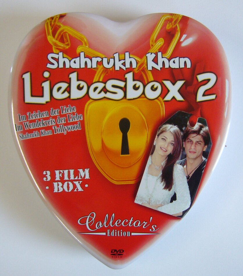 Shahrukh Khan Liebes Box 2 Collector's Edition, Steelbook, 3 DVDs