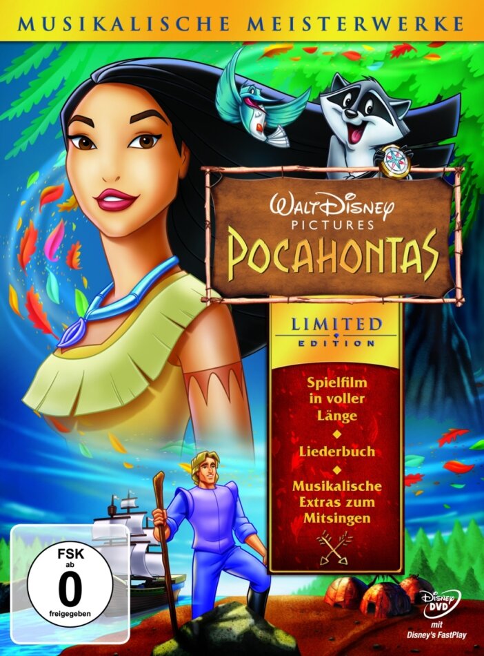 Pocahontas (1995) Musikalische Meisterwerke, + Liederbuch, Limited Edition