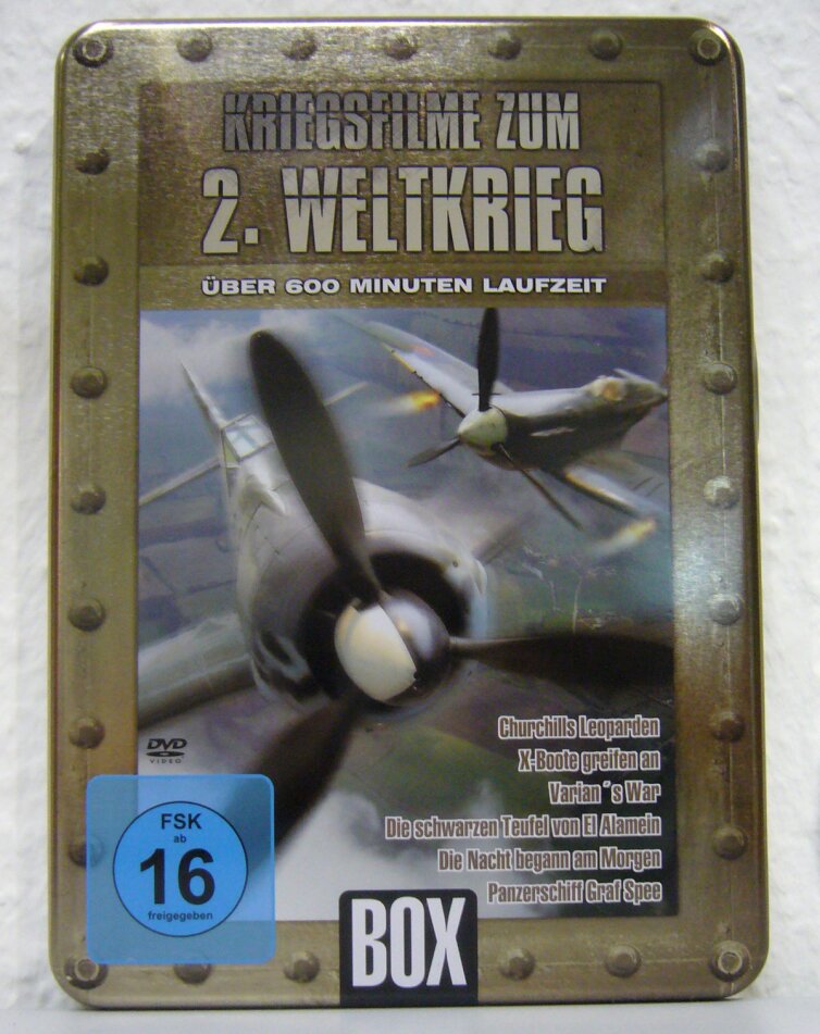 Kriegsfilme zum 2. Weltkrieg Steelbook, 2 DVDs