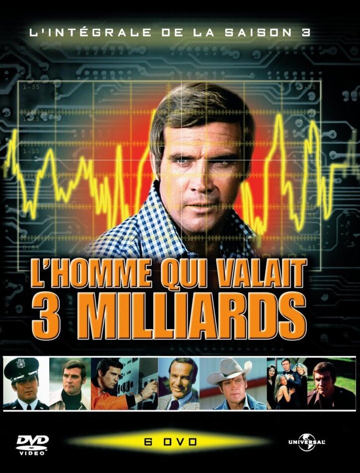 L'homme qui valait trois milliards - Saison 3 6 DVD