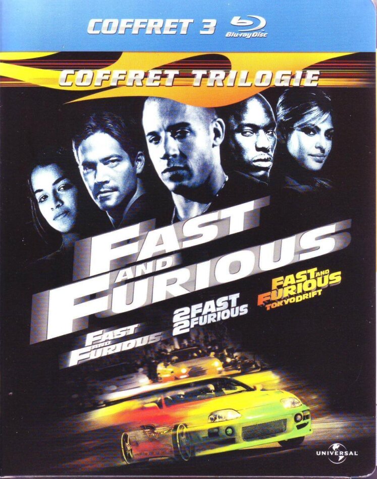Fast and Furious 1-3 - Coffret 3 Blu-ray