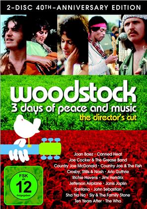 Various Artists - Woodstock (&Eacute;dition Sp&eacute;ciale 40&egrave;me Anniversaire, 2 DVD)