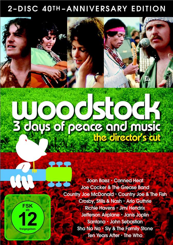 Various Artists - Woodstock 40th Anniversary Special Edition, 2 DVDs