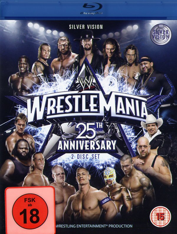 WWE: Wrestlemania 25 - 25th Anniversary 2 Blu-rays