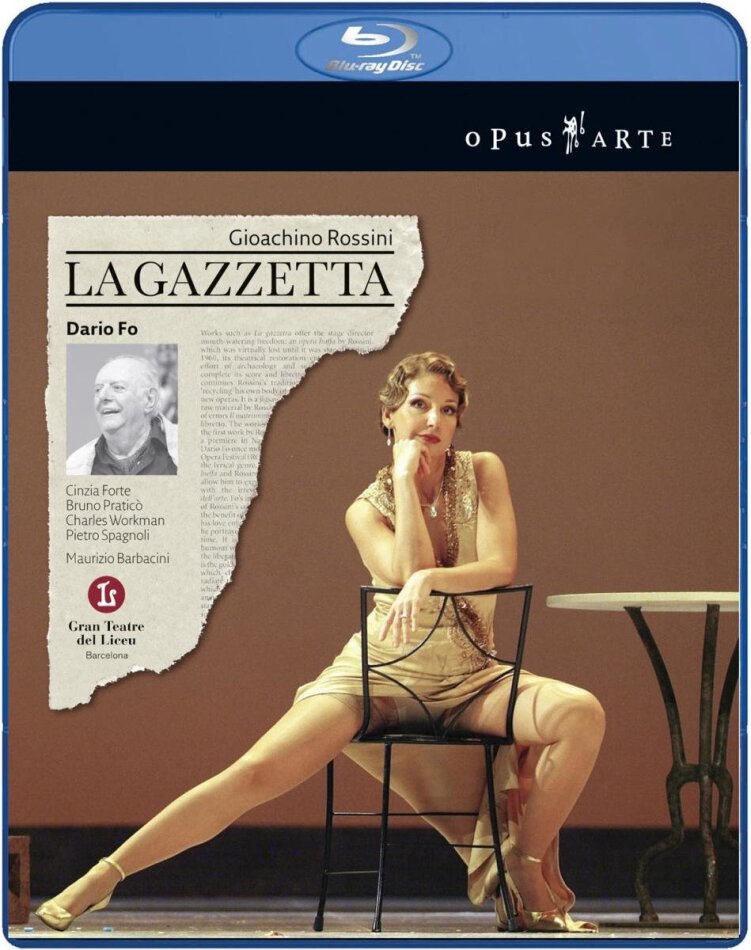 Orchestra of the Gran Teatre del Liceu, Maurizio Barbacini & Cinzia Forte - Rossini - La Gazzetta Opus Arte