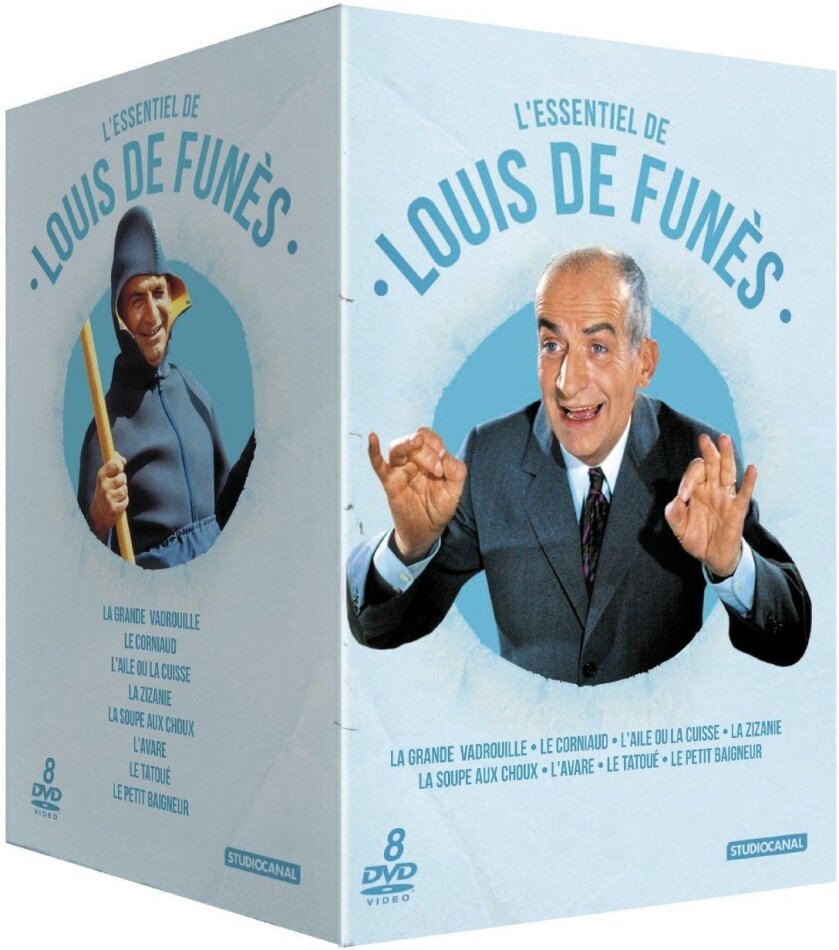 L'Essentiel de Louis de Funès 8 DVDs