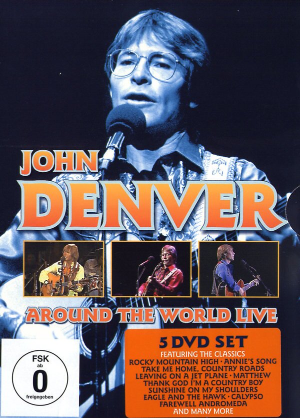 John Denver - Around The World Live Inofficial, 5 DVDs