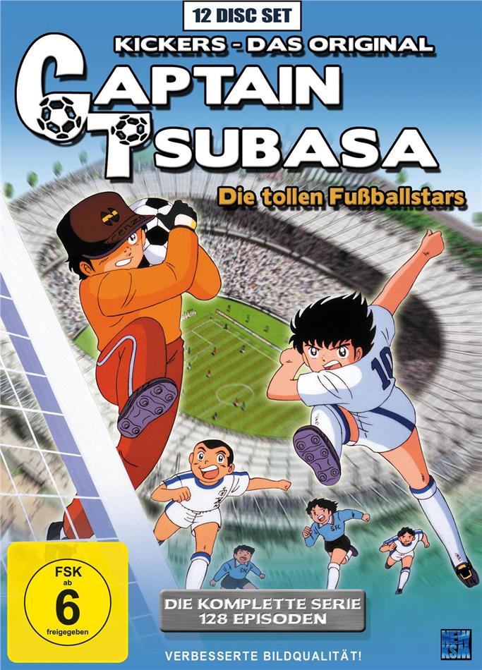 Captain Tsubasa - Die tollen Fussballstars - Die komplette Serie 12 DVDs