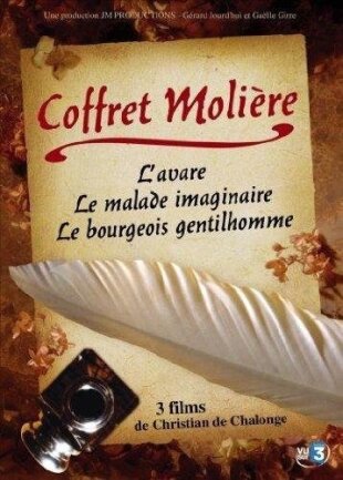 Coffret Molière - L'avare / Le malade imaginaire / Le bourgeois... 3 DVDs